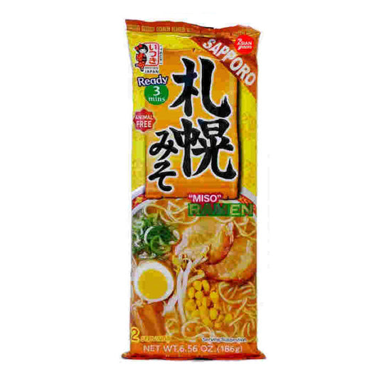 Massa Ramen Miso Sapporo 186g Loja Japonesa Goyo-Ya 