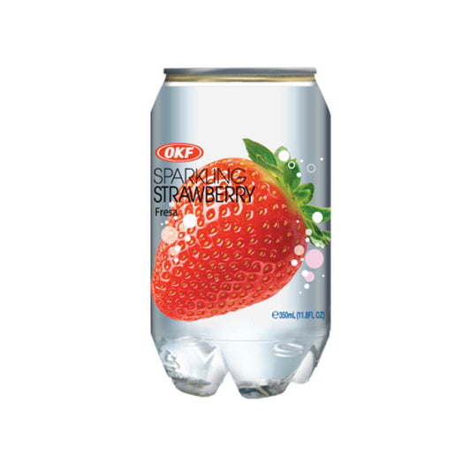 Bebida Sparkling De Morango 350ml Loja Japonesa Goyo-Ya 