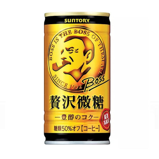 Cafe Suntory Boss Menos açucar 185ml Loja Japonesa Goyo-Ya 