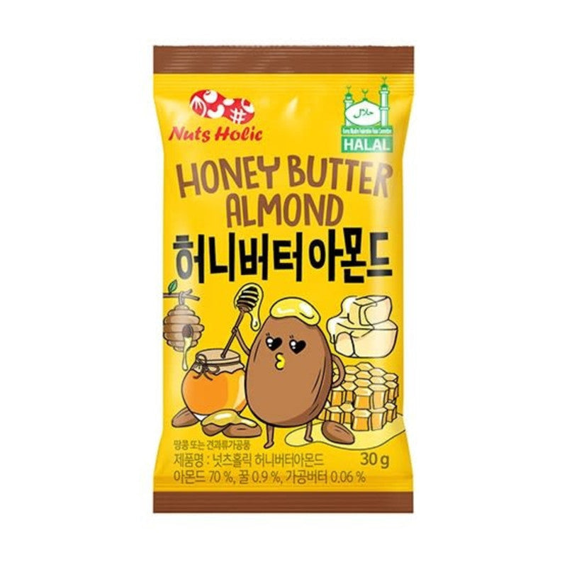 Amendoas Com Mel Manteiga Nutsholic 30g Loja Japonesa Goyo-Ya 