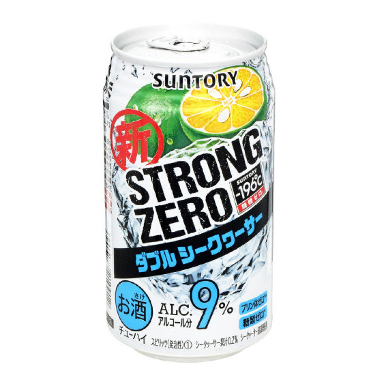 Bebida Strong Zero Shikuwasa 9% Limao 350ml Loja Japonesa Goyo-Ya 