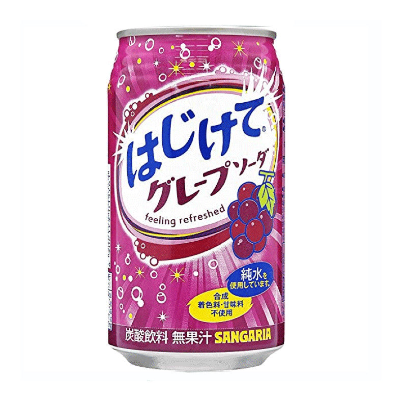 Soda Uva Hajikete 350ml Loja Japonesa Goyo-Ya 