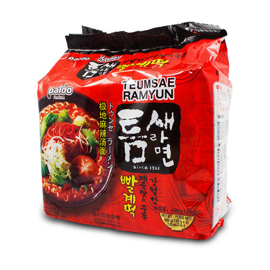 Massa Instantanea Teumsae Ramen 5x120g Loja Japonesa Goyo-Ya 