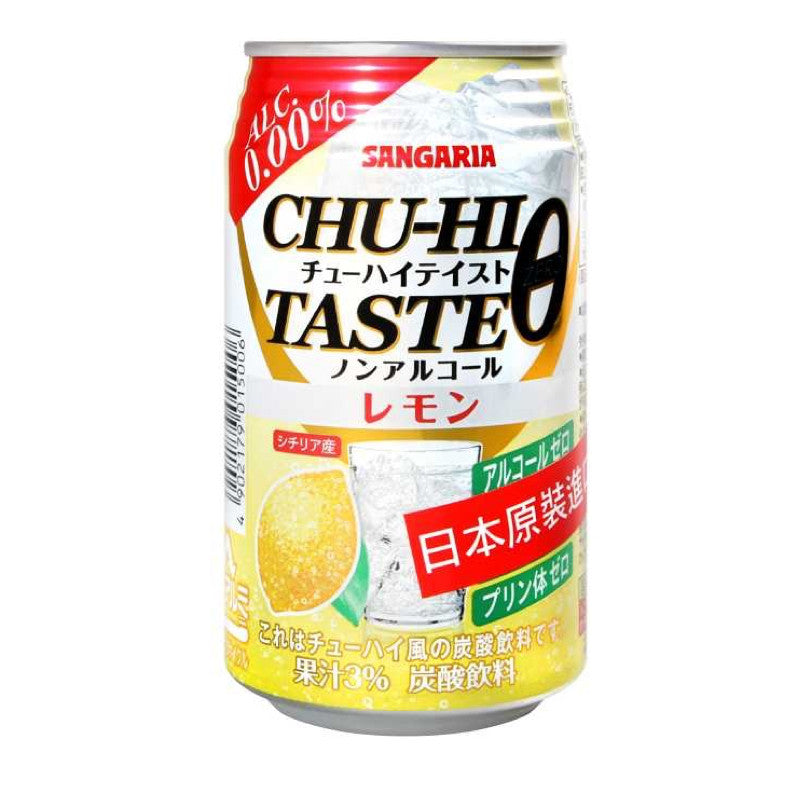 Bebida Sangaria Chu-hi Limao Sem Alcool 350ml Loja Japonesa Goyo-Ya 