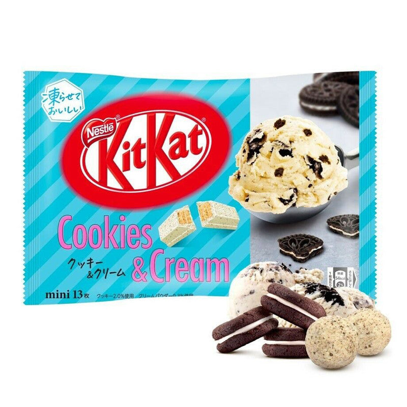 Kit Kat Cookies Cream 128.7g Loja Japonesa Goyo-Ya 