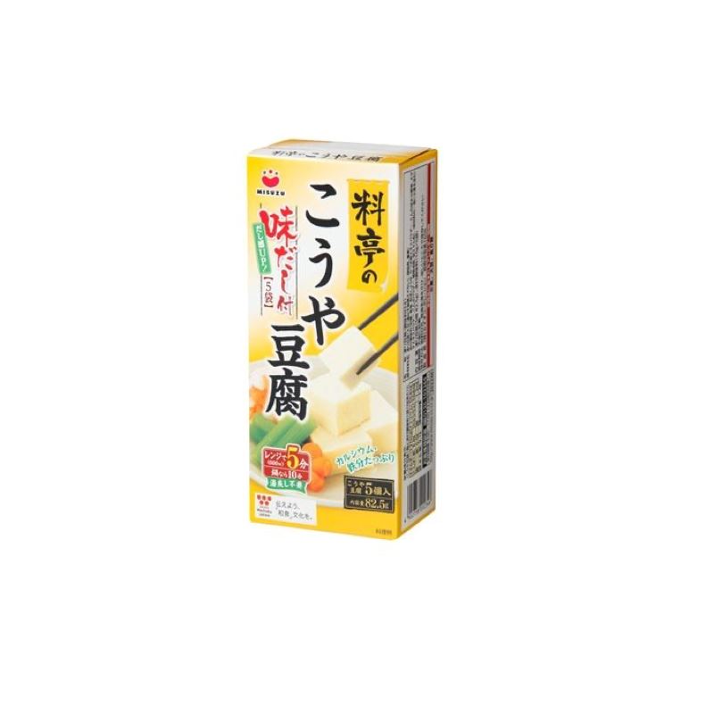 Tofu Desidratado- Misuzu Ryotei no Koya Tofu 5p 132.5g Loja Japonesa Goyo-Ya 