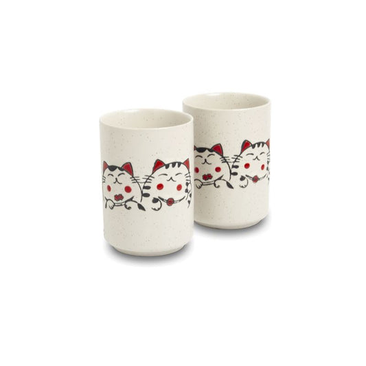 Caneca Com Gato 1 Unid. Loja Japonesa Goyo-Ya 