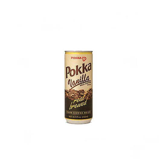 Café com Leite e Baunilha Pokka 240ml Loja Japonesa Goyo-Ya 