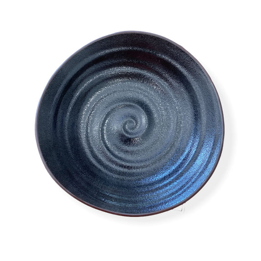 Yuzu Tenmoku 6.5 Plate Loja Japonesa Goyo-Ya 