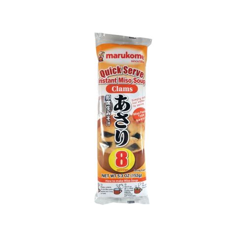 Sopa Miso Instantanea 8x19g- Marukome Nama Miso Shiro Loja Japonesa Goyo-Ya 