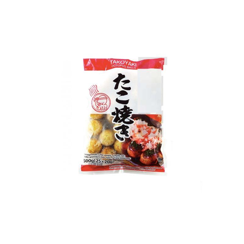 Bolinhas de Polvo 25x20g 500g- Takoyaki Loja Japonesa Goyo-Ya 